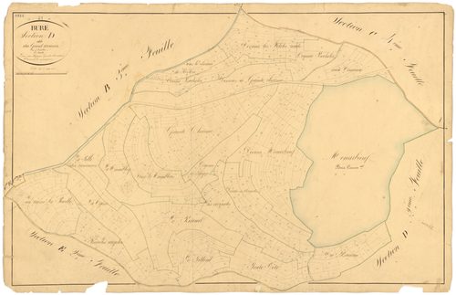 Bure-les-Templiers - Section D1 - 3 P PLAN 120/12