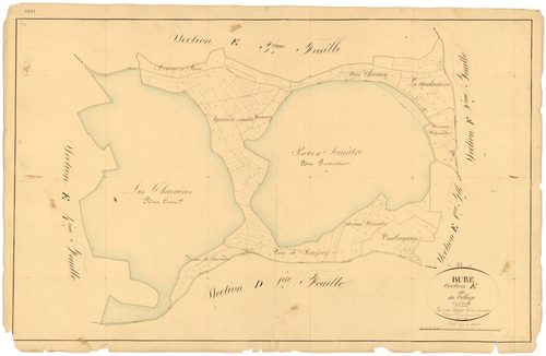 Bure-les-Templiers - Section E2 - 3 P PLAN 120/17