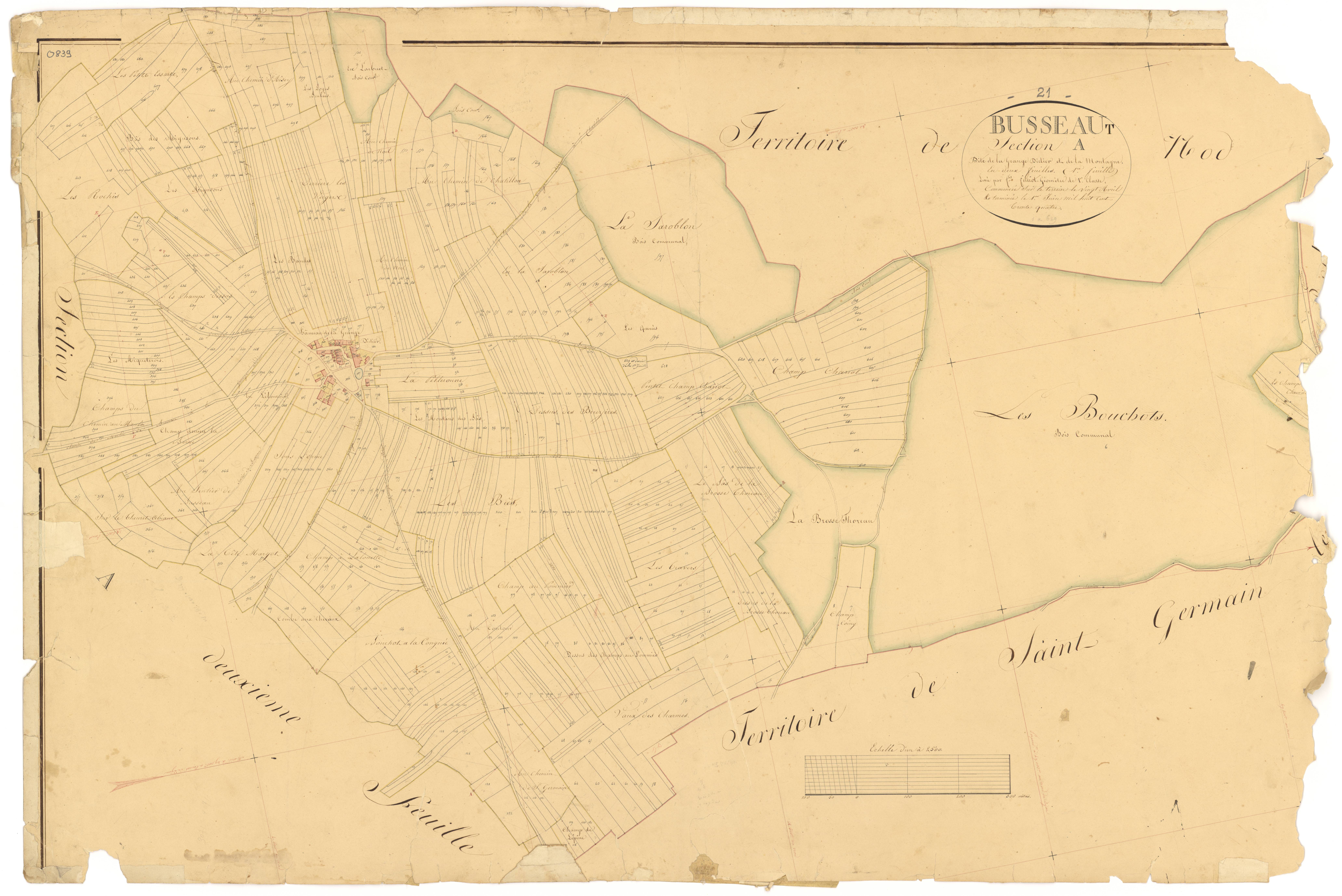 Busseaut - Section A1 - 3 P PLAN 121/2