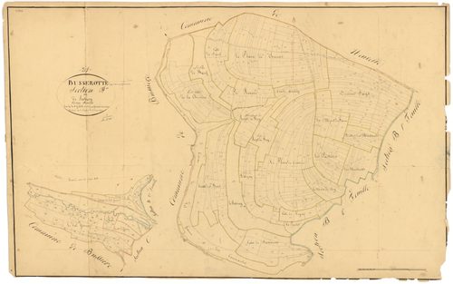 Busserotte-et-Montenaille - Section A - 3 P PLAN 122/2