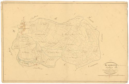 Busserotte-et-Montenaille - Section B2 - 3 P PLAN 122/4