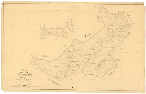 Busserotte-et-Montenaille - Section C - 3 P PLAN 122/5