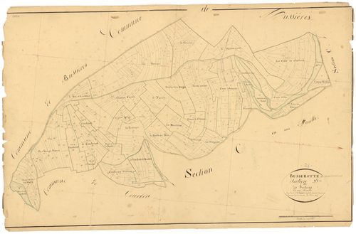 Busserotte-et-Montenaille - Section D - 3 P PLAN 122/6
