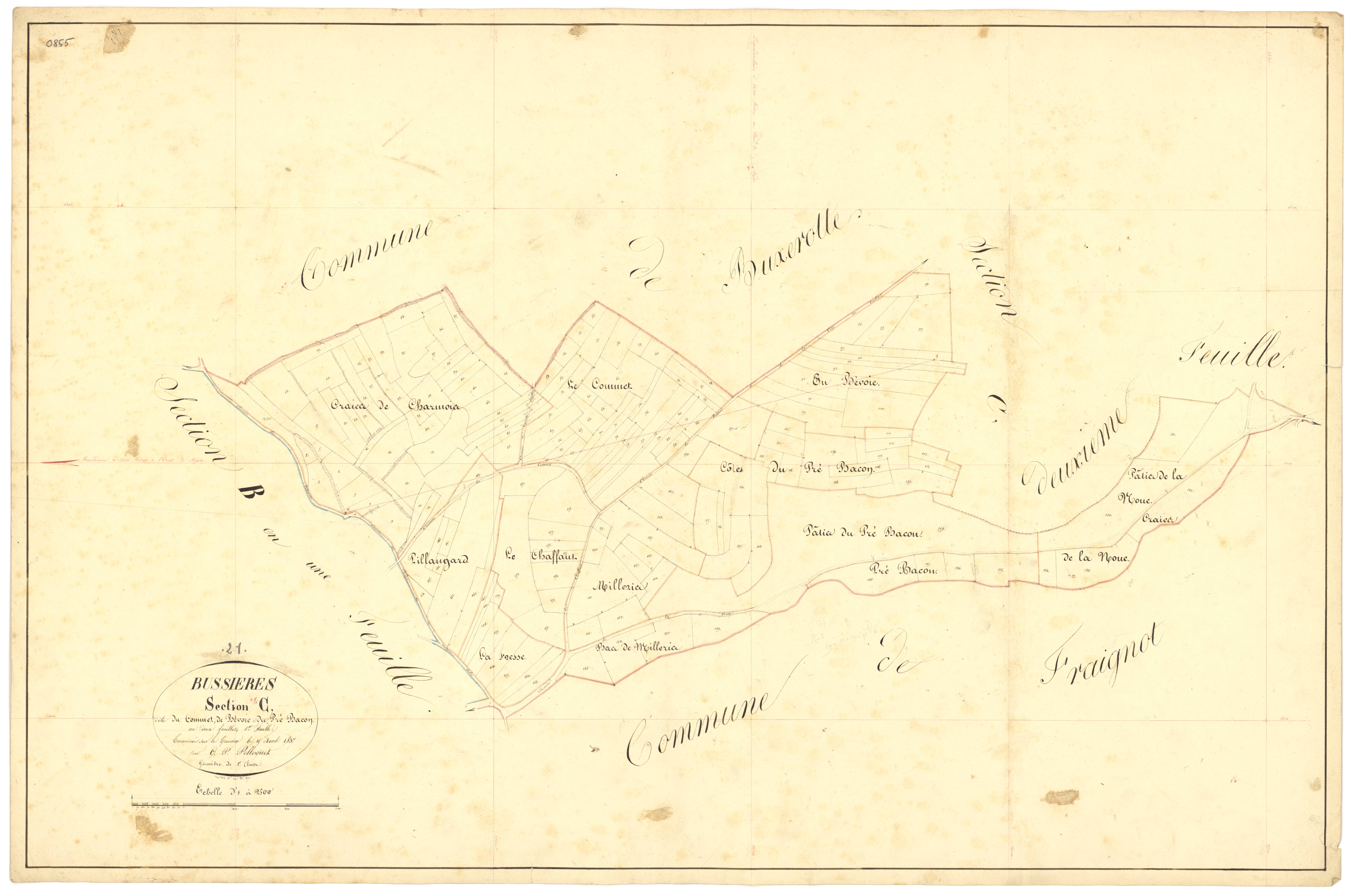 Bussières - Section C1 - 3 P PLAN 123/5