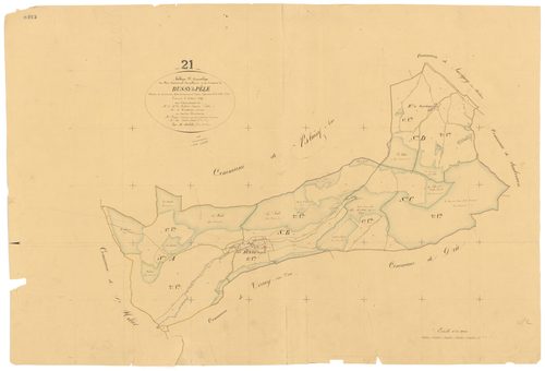 Bussy-la-Pesle - Tableau d'assemblage - 3 P PLAN 125/1
