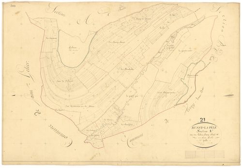 Bussy-la-Pesle - Section A2 - 3 P PLAN 125/3