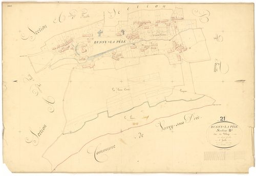 Bussy-la-Pesle - Section B1 - 3 P PLAN 125/4