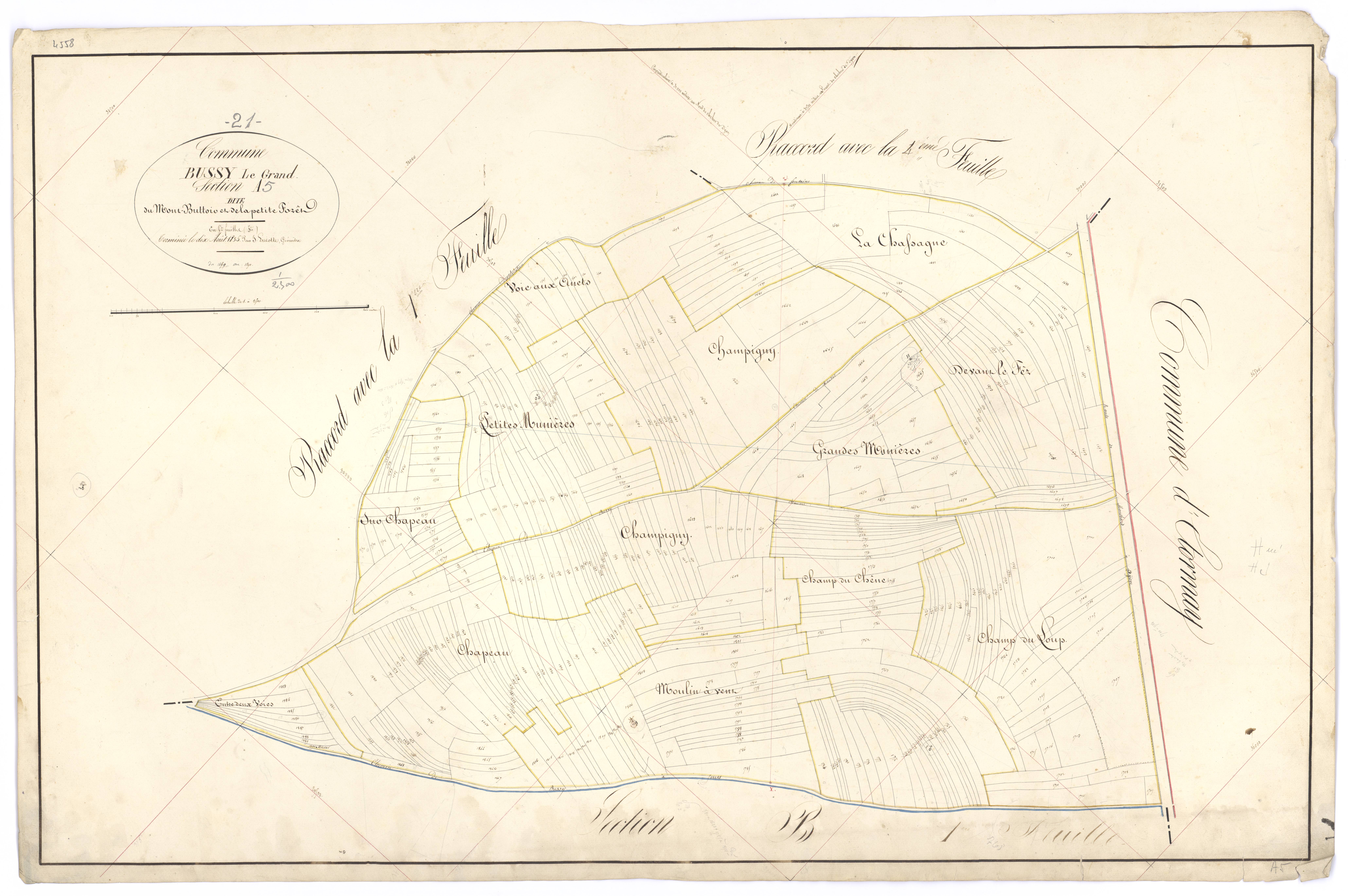 Bussy-le-Grand - Section A5 - 3 P PLAN 126/6
