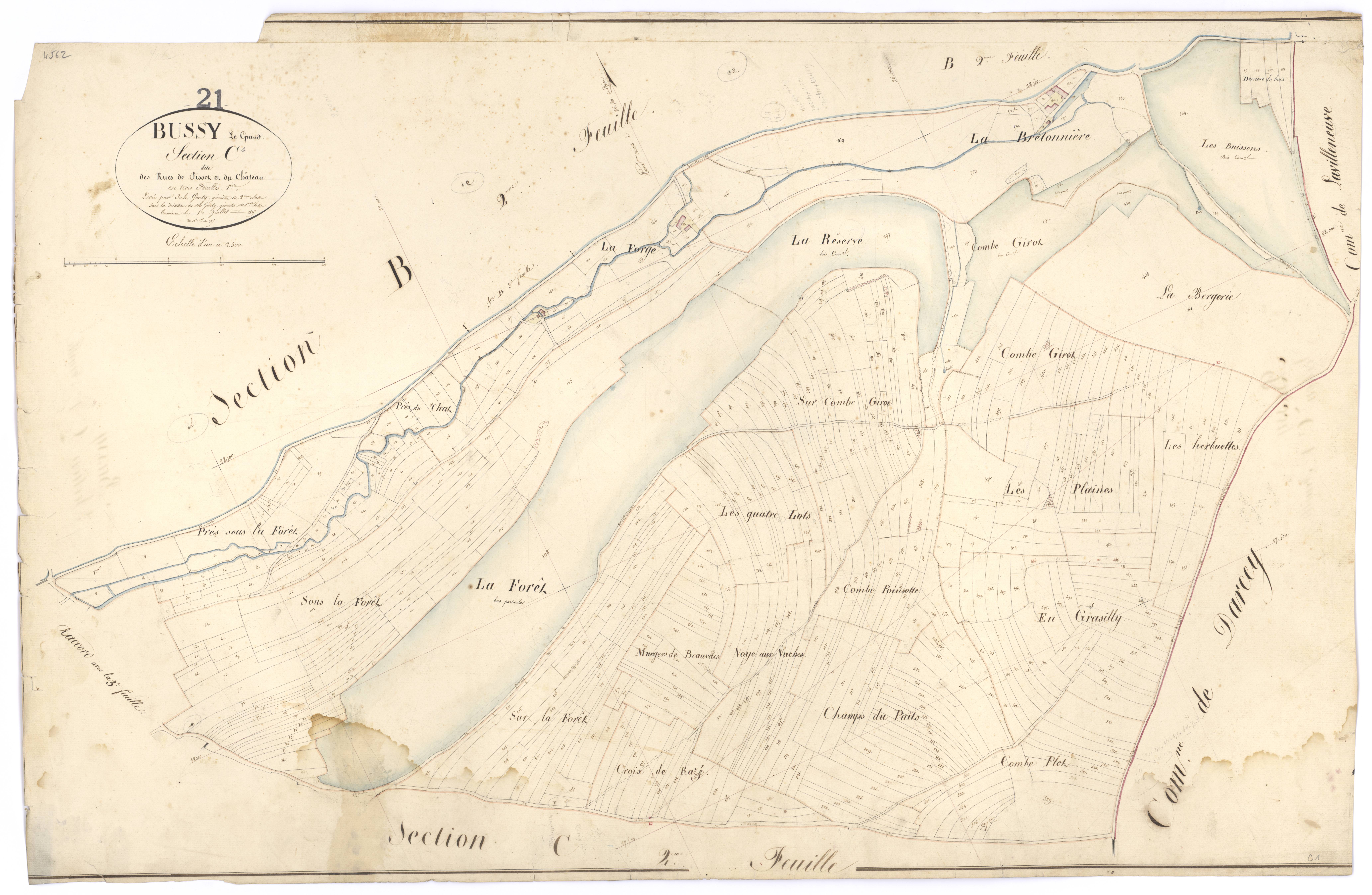 Bussy-le-Grand - Section C1 - 3 P PLAN 126/10