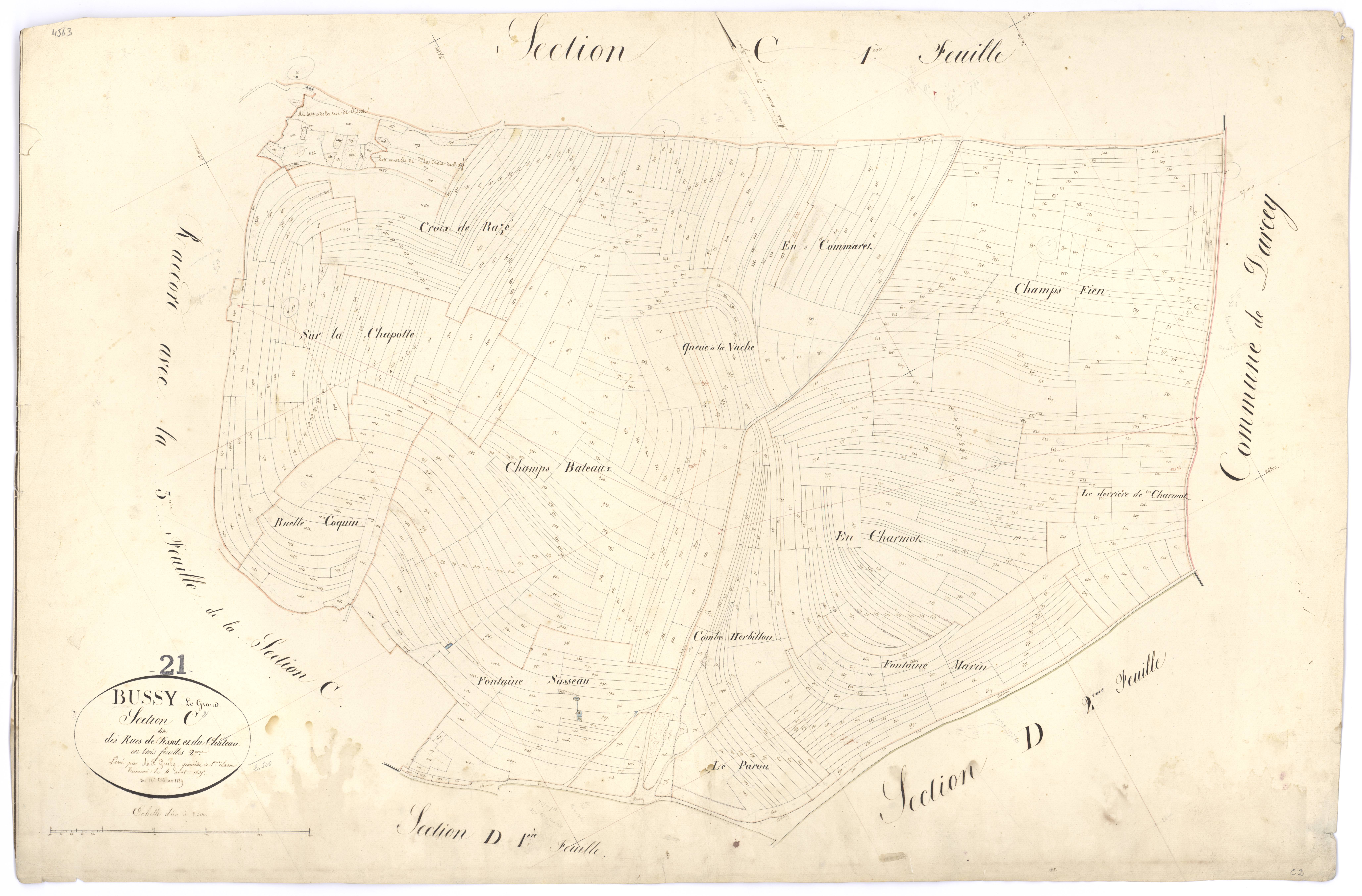 Bussy-le-Grand - Section C2 - 3 P PLAN 126/11