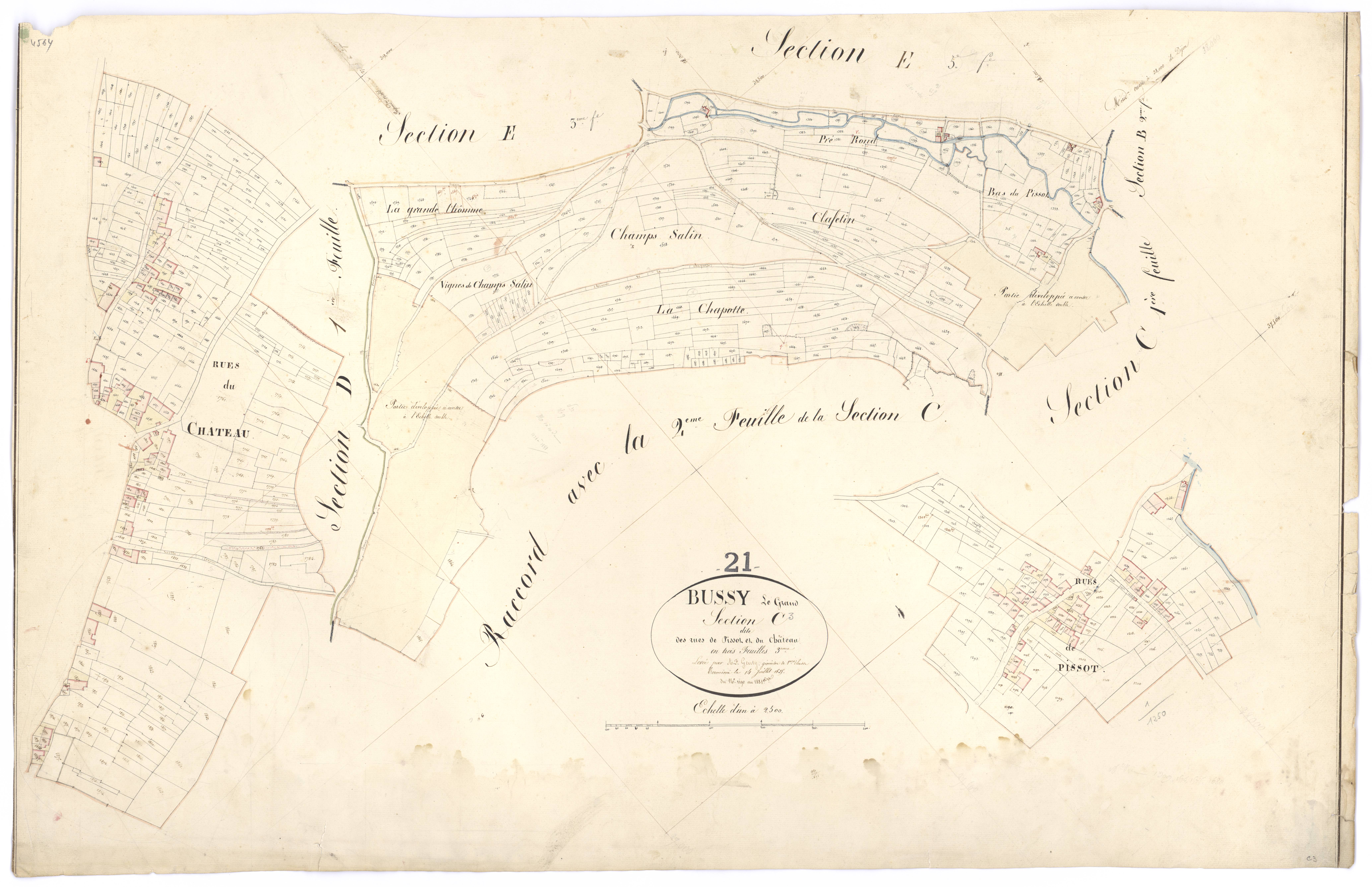 Bussy-le-Grand - Section C3 - 3 P PLAN 126/12