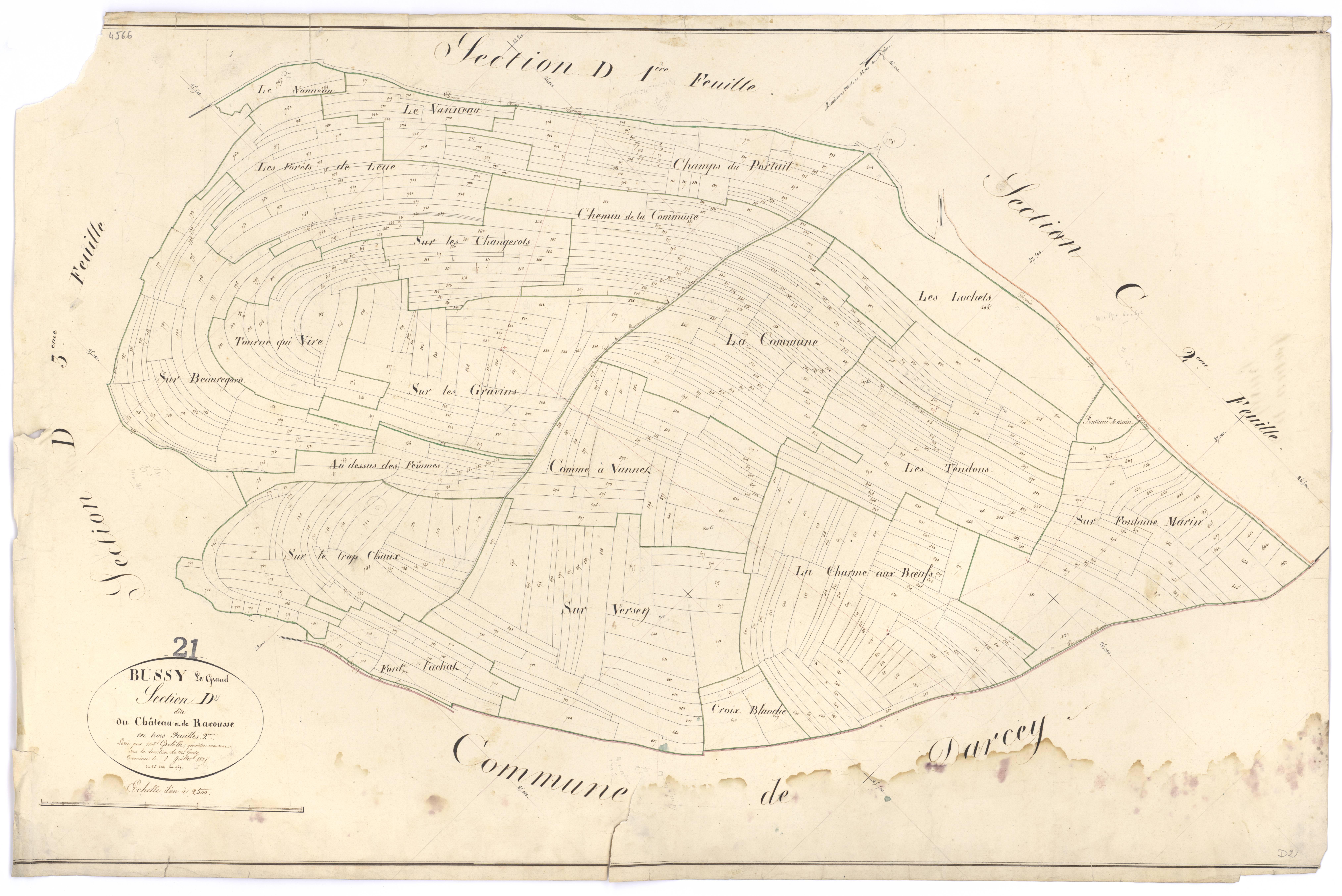 Bussy-le-Grand - Section D2 - 3 P PLAN 126/14