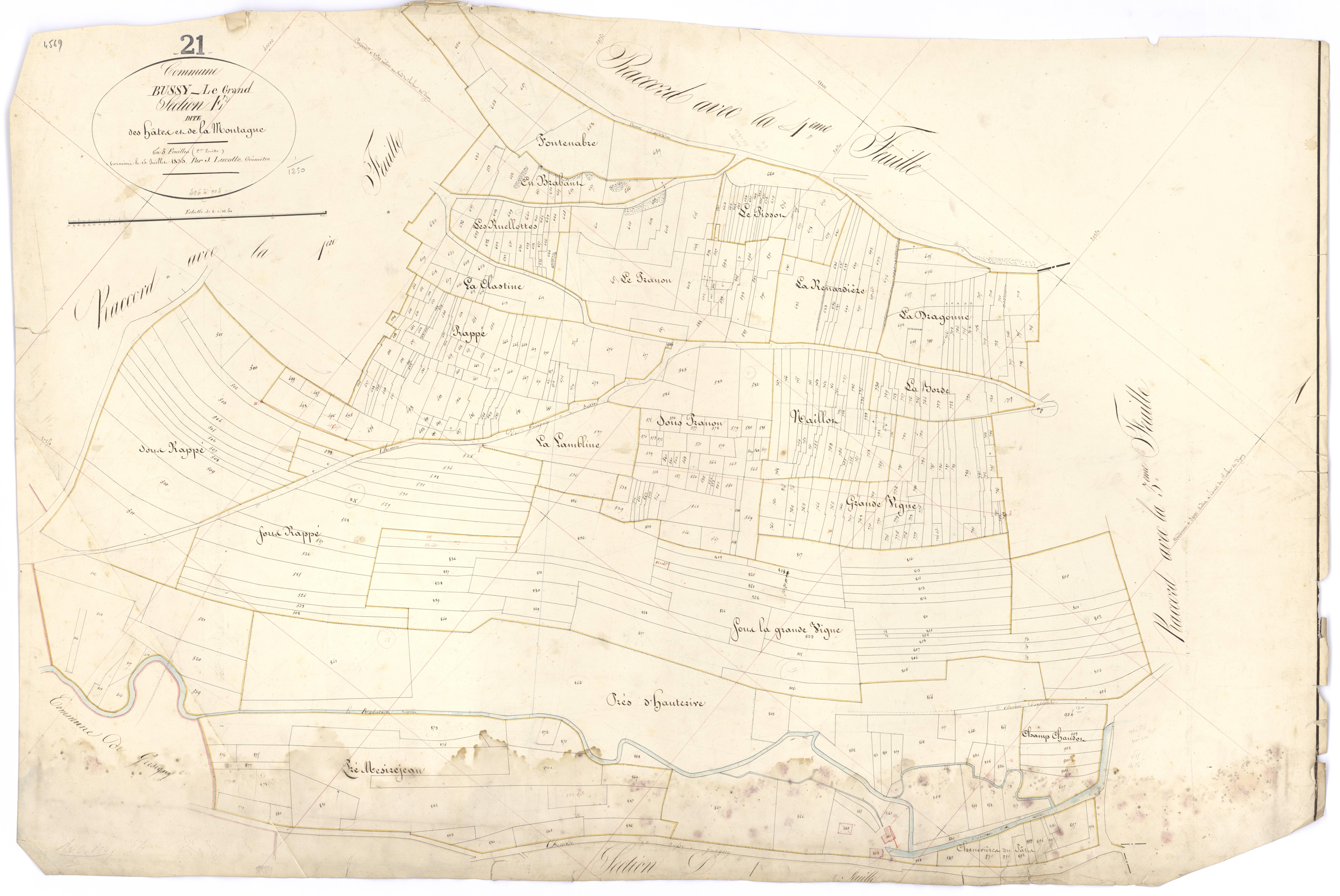 Bussy-le-Grand - Section E2 - 3 P PLAN 126/17