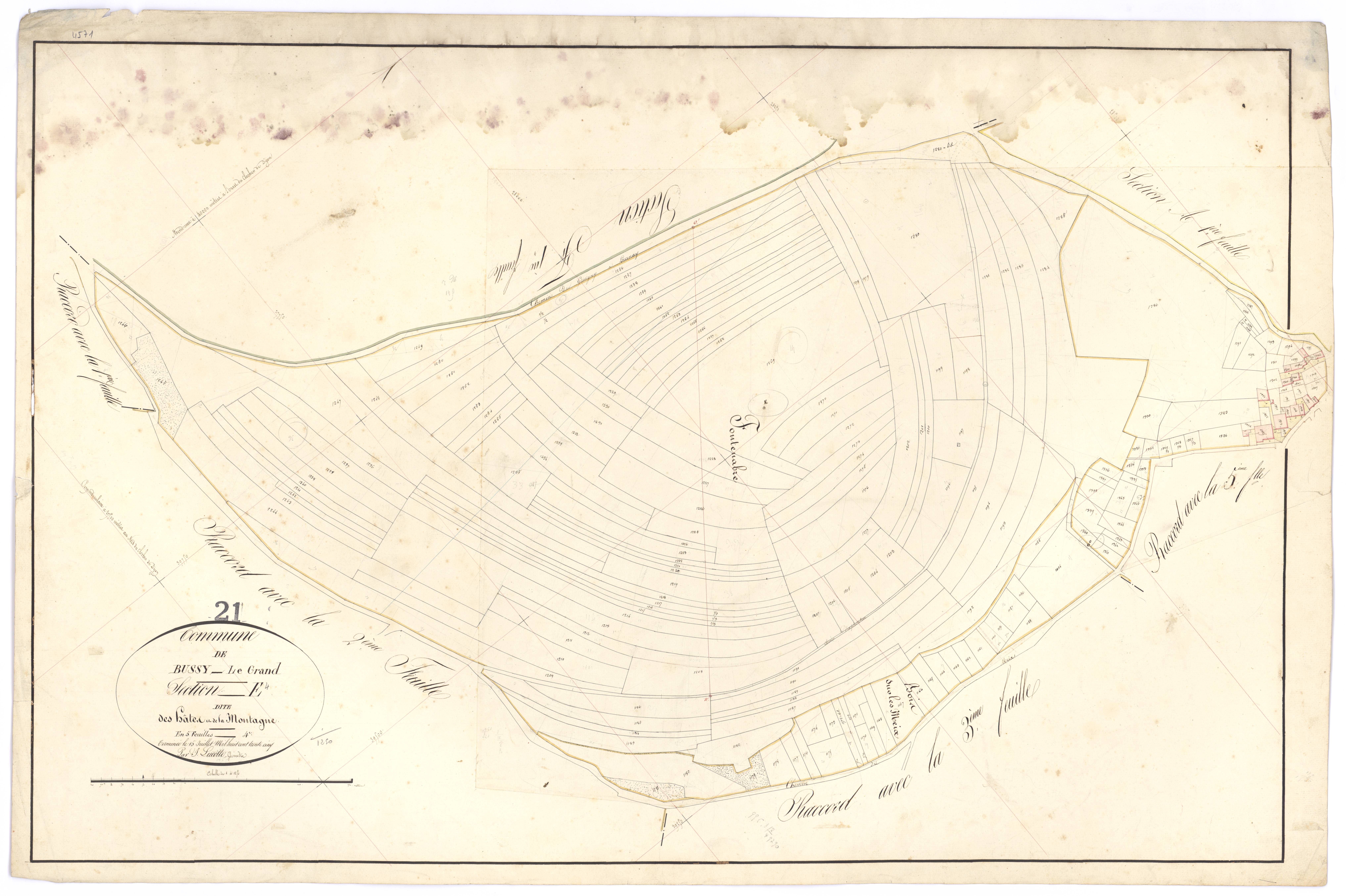 Bussy-le-Grand - Section E4 - 3 P PLAN 126/19