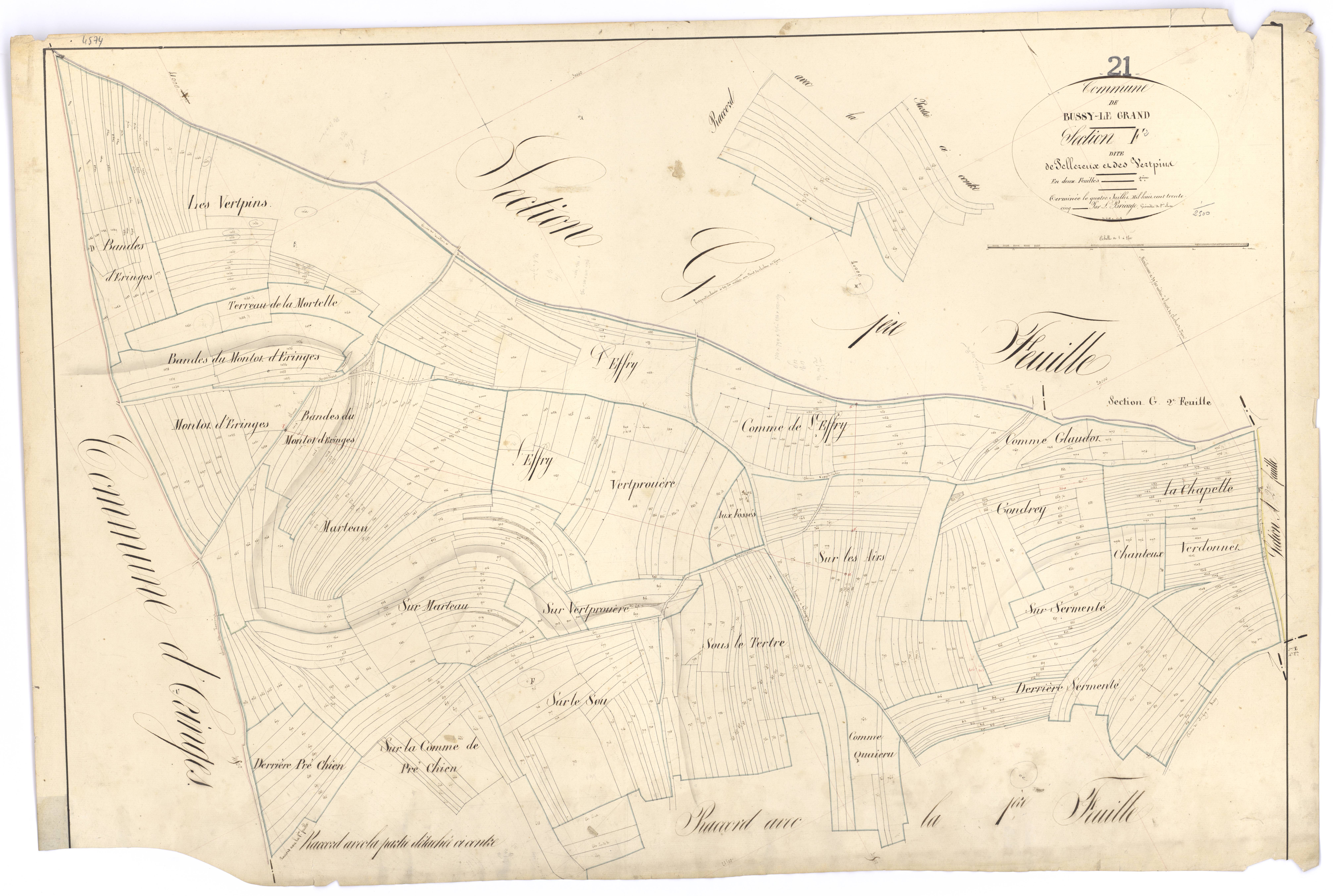 Bussy-le-Grand - Section F2 - 3 P PLAN 126/22