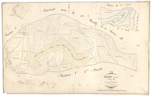 Bussy-le-Grand - Section B2 - 3 P PLAN 126/8