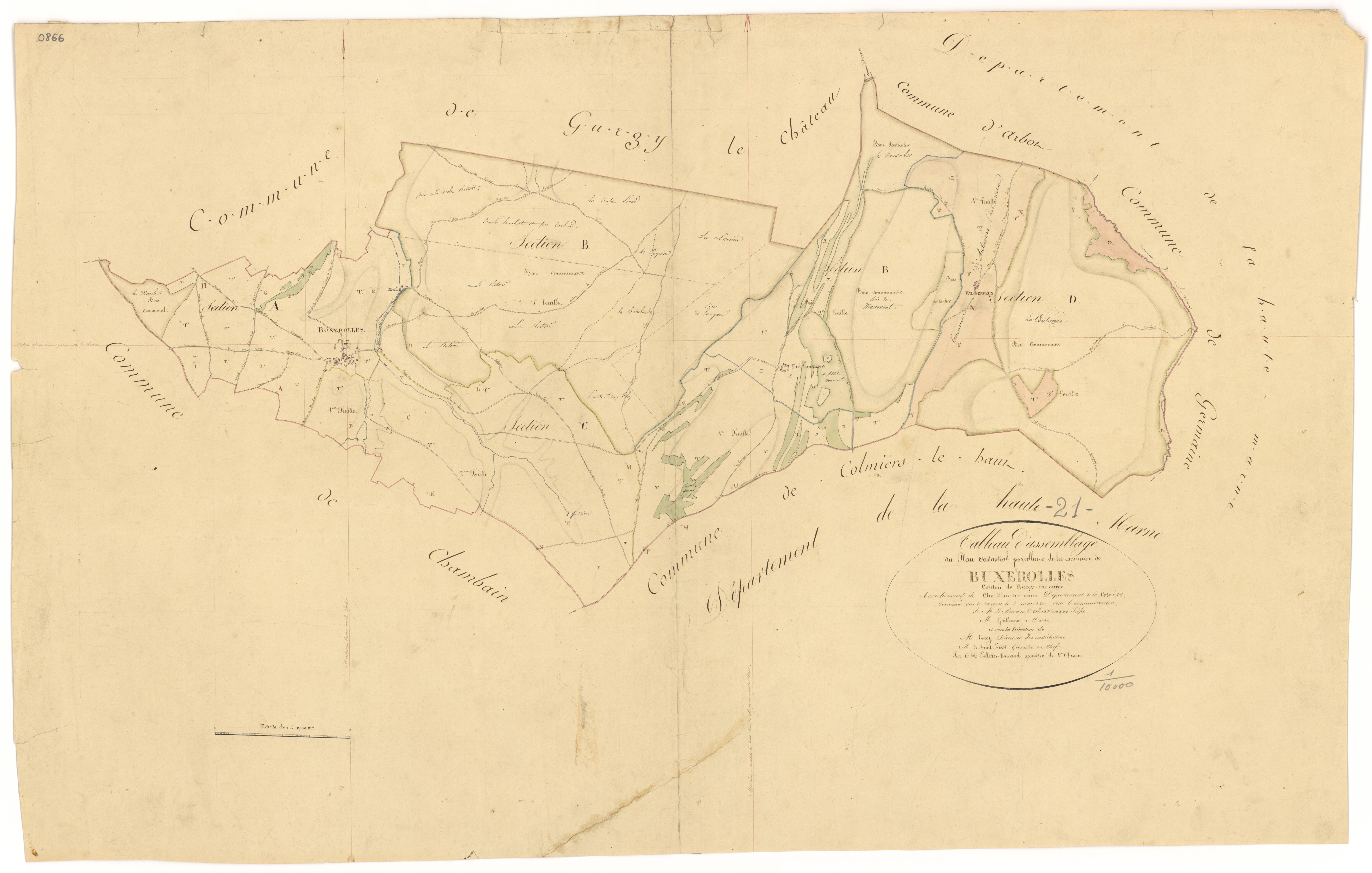 Buxerolles - Tableau d'assemblage - 3 P PLAN 127/1