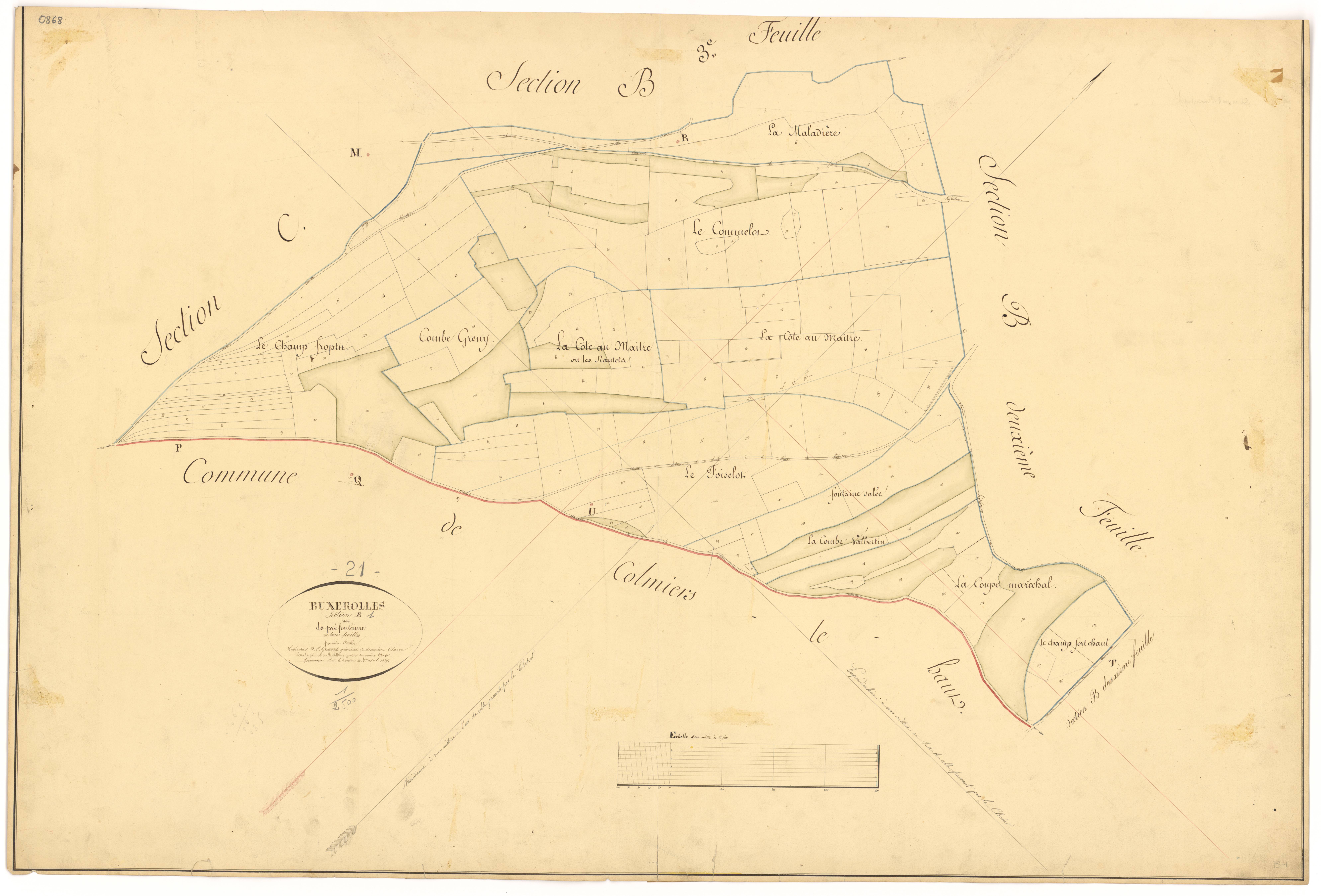 Buxerolles - Section B1 - 3 P PLAN 127/3