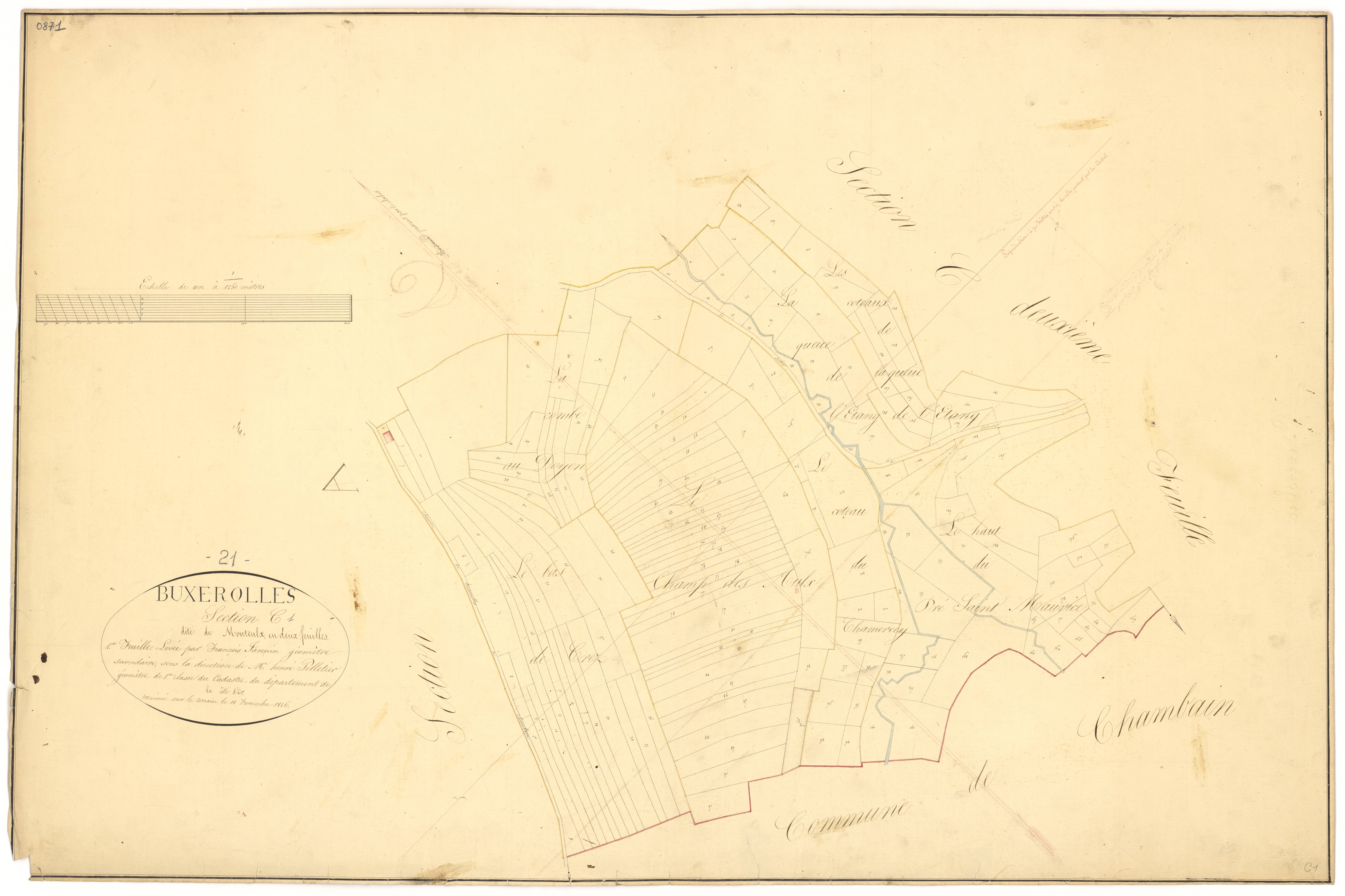 Buxerolles - Section C1 - 3 P PLAN 127/6
