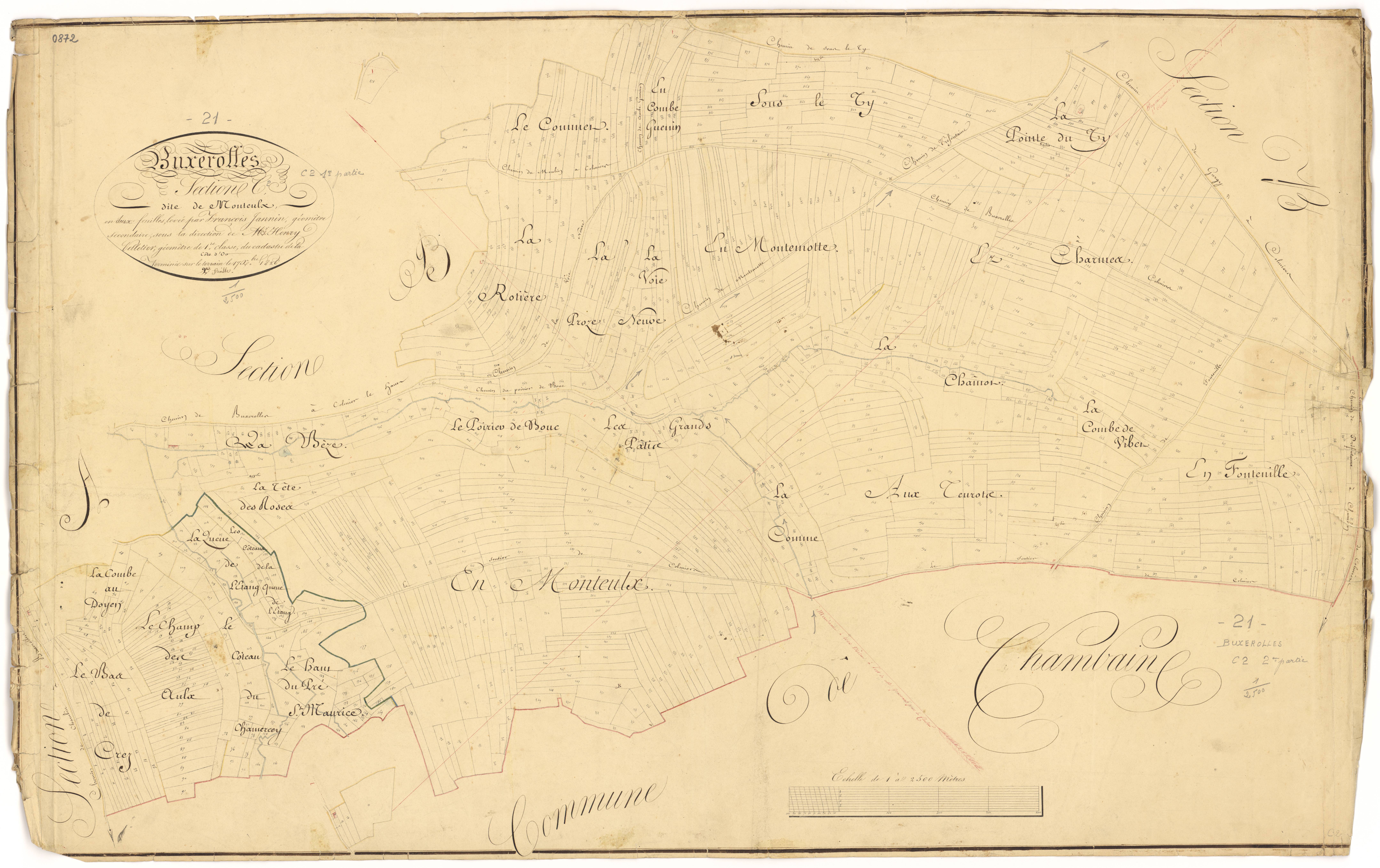 Buxerolles - Section C2 - 3 P PLAN 127/7