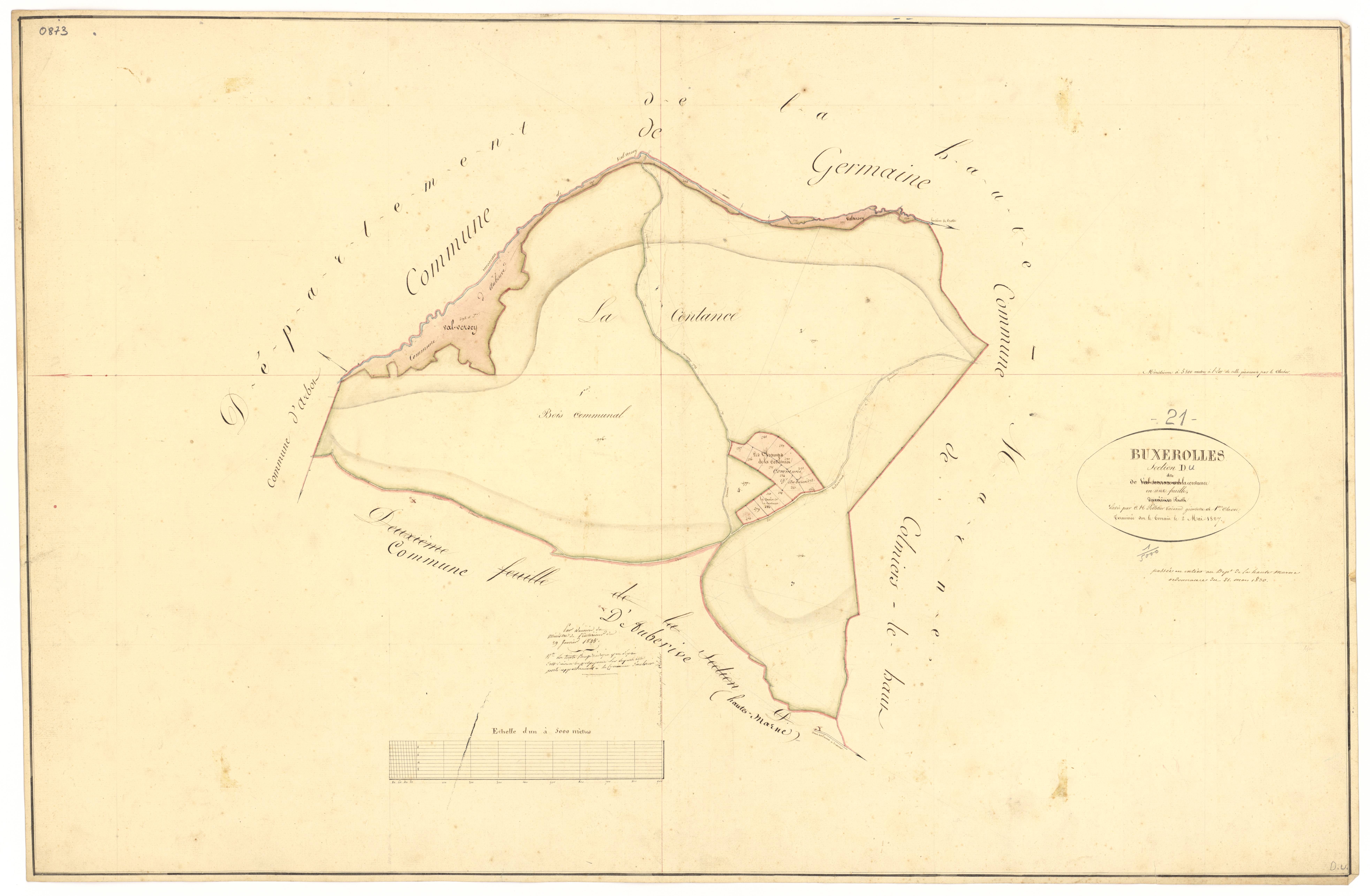 Buxerolles - Section D - 3 P PLAN 127/8
