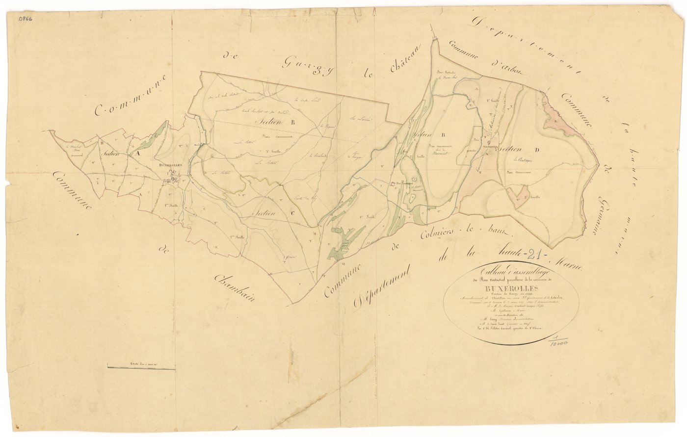 Buxerolles - Tableau d'assemblage - 3 P PLAN 127/1