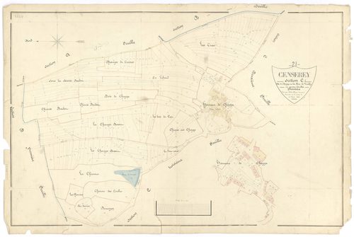 Censerey - Section C1 - 3 P PLAN 129/6