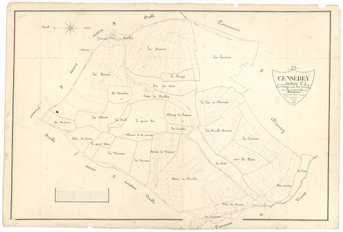 Censerey - Section C2 - 3 P PLAN 129/7