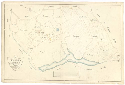 Censerey - Section C3 - 3 P PLAN 129/8