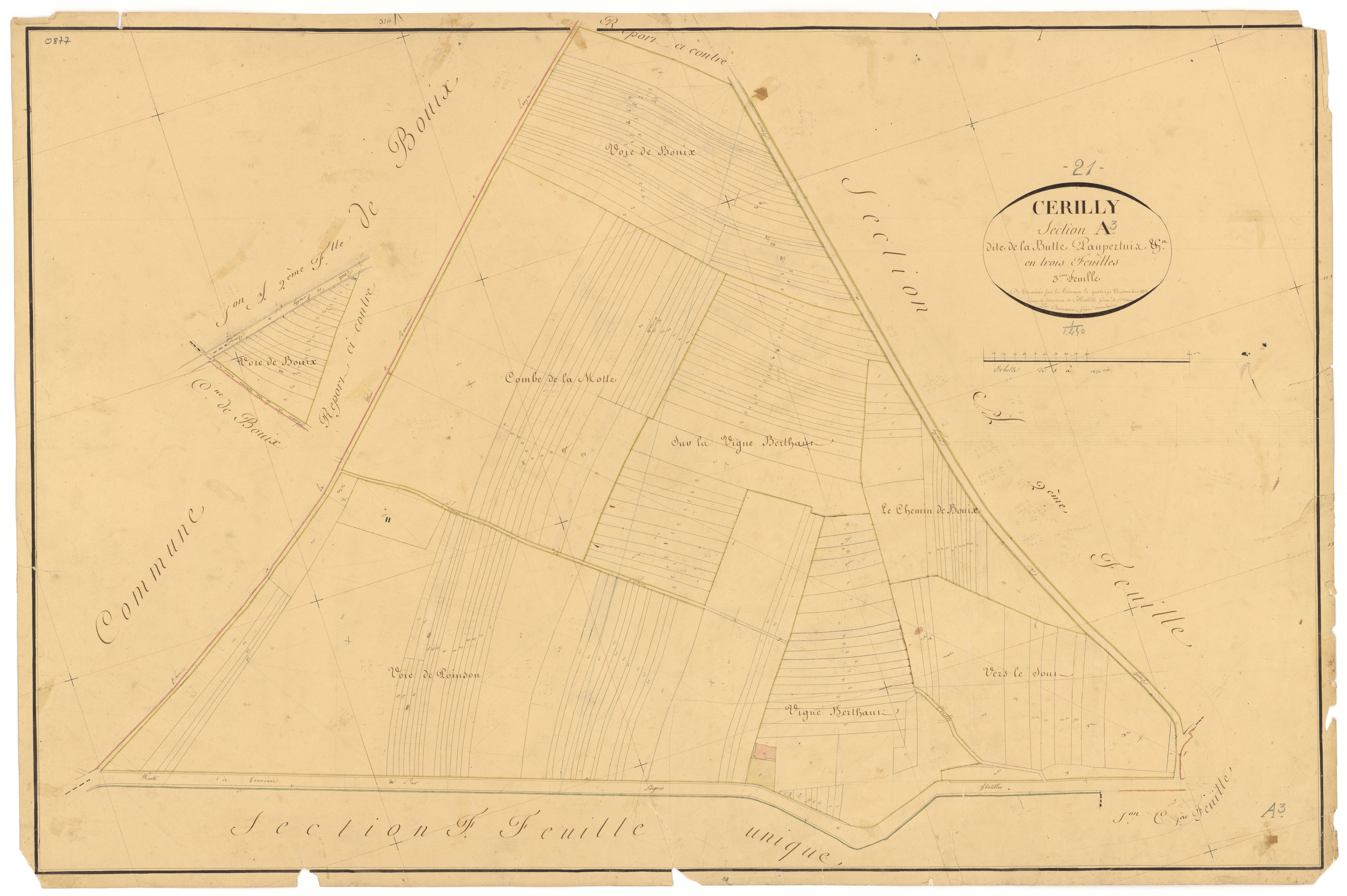 Cérilly - Section A3 - 3 P PLAN 130/4