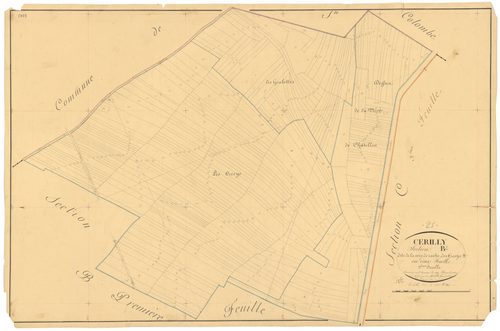 Cérilly - Section B2 - 3 P PLAN 130/6