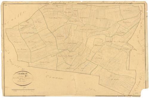 Cérilly - Section D - 3 P PLAN 130/10