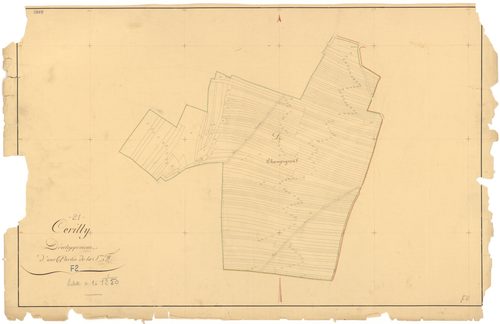 Cérilly - Section F - 3 P PLAN 130/15