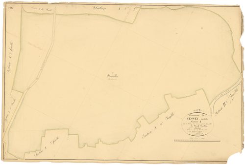 Cessey-sur-Tille - Section A7 - 3 P PLAN 131/8