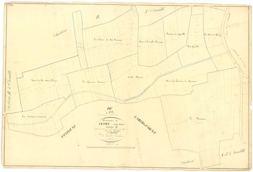 Cessey-sur-Tille - Section B1 - 3 P PLAN 131/11
