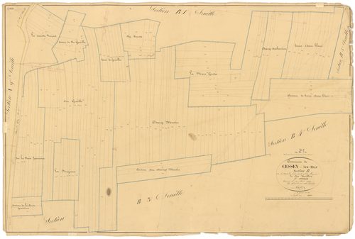 Cessey-sur-Tille - Section B2 - 3 P PLAN 131/12