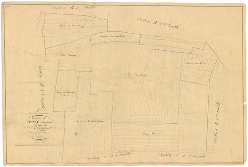 Cessey-sur-Tille - Section B4 - 3 P PLAN 131/14