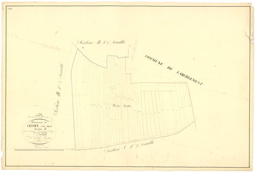 Cessey-sur-Tille - Section B6 - 3 P PLAN 131/16