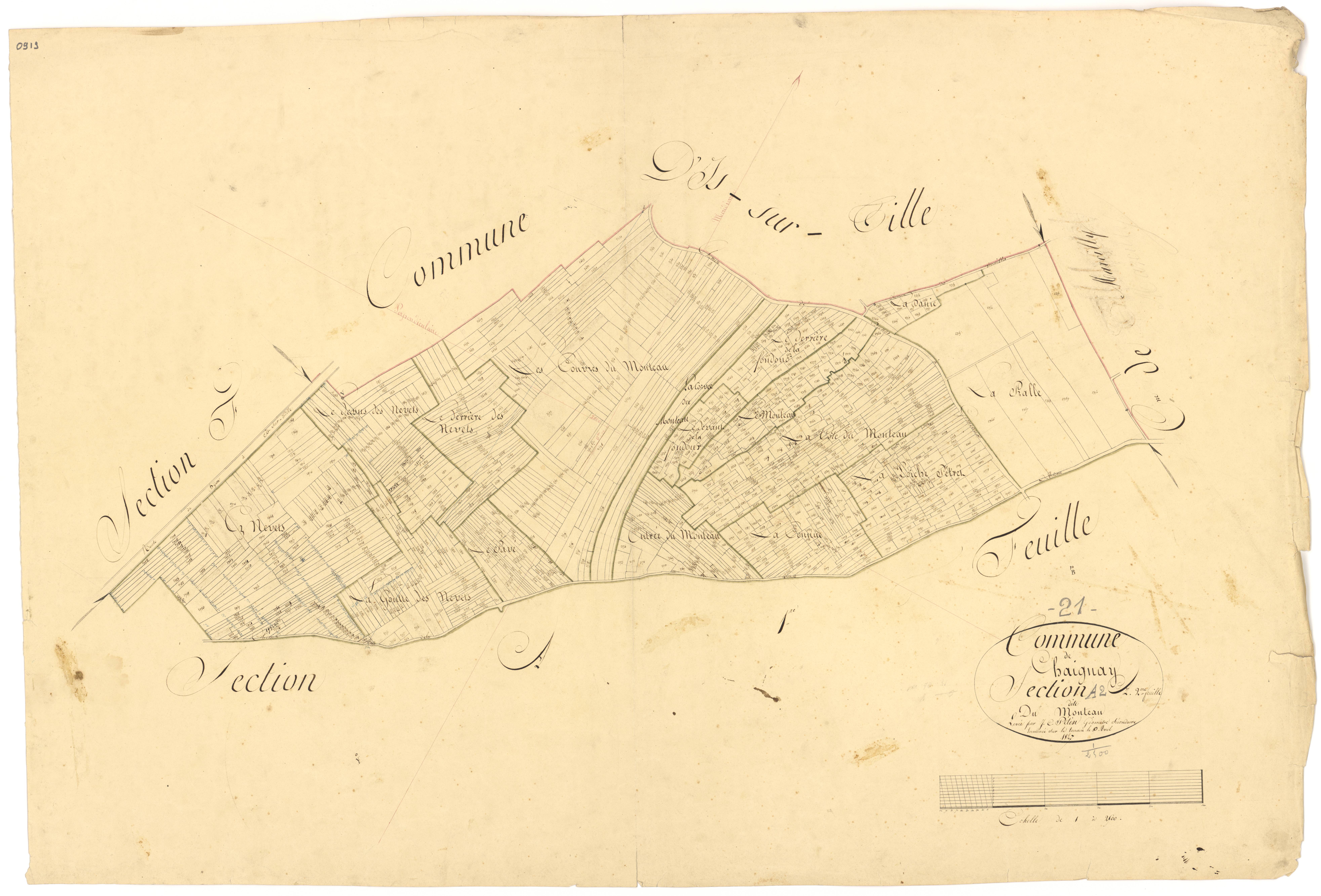 Chaignay - Section A2 - 3 P PLAN 132/3