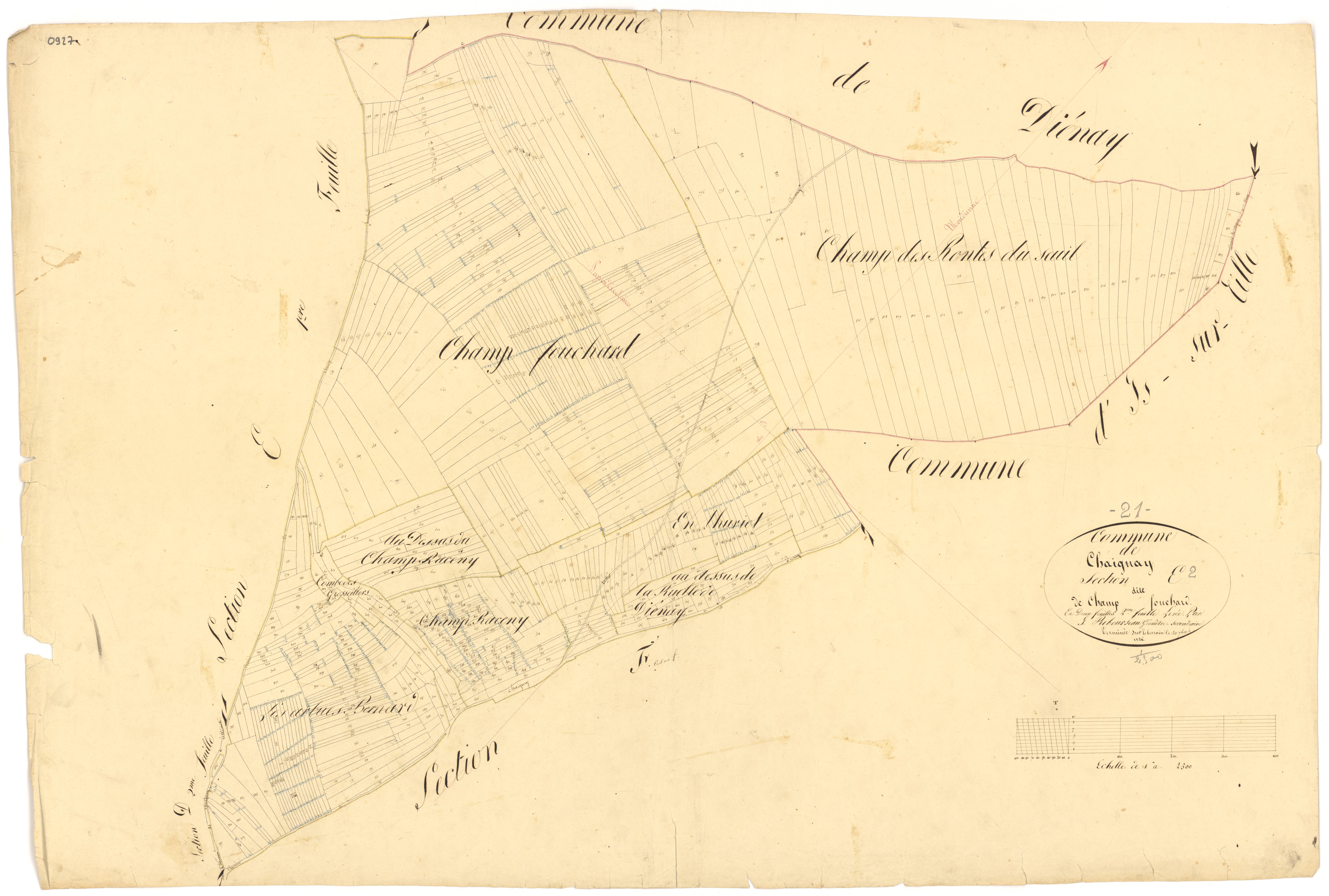 Chaignay - Section E2 - 3 P PLAN 132/11
