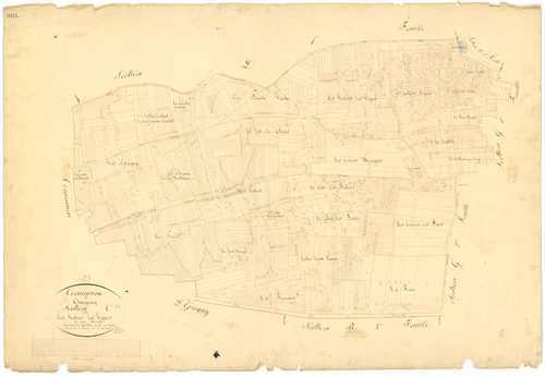 Chaignay - Section C - 3 P PLAN 132/6