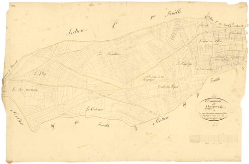 Chaignay - Section D2 - 3 P PLAN 132/8