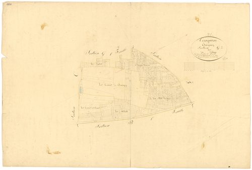 Chaignay - Section G2 - 3 P PLAN 132/14