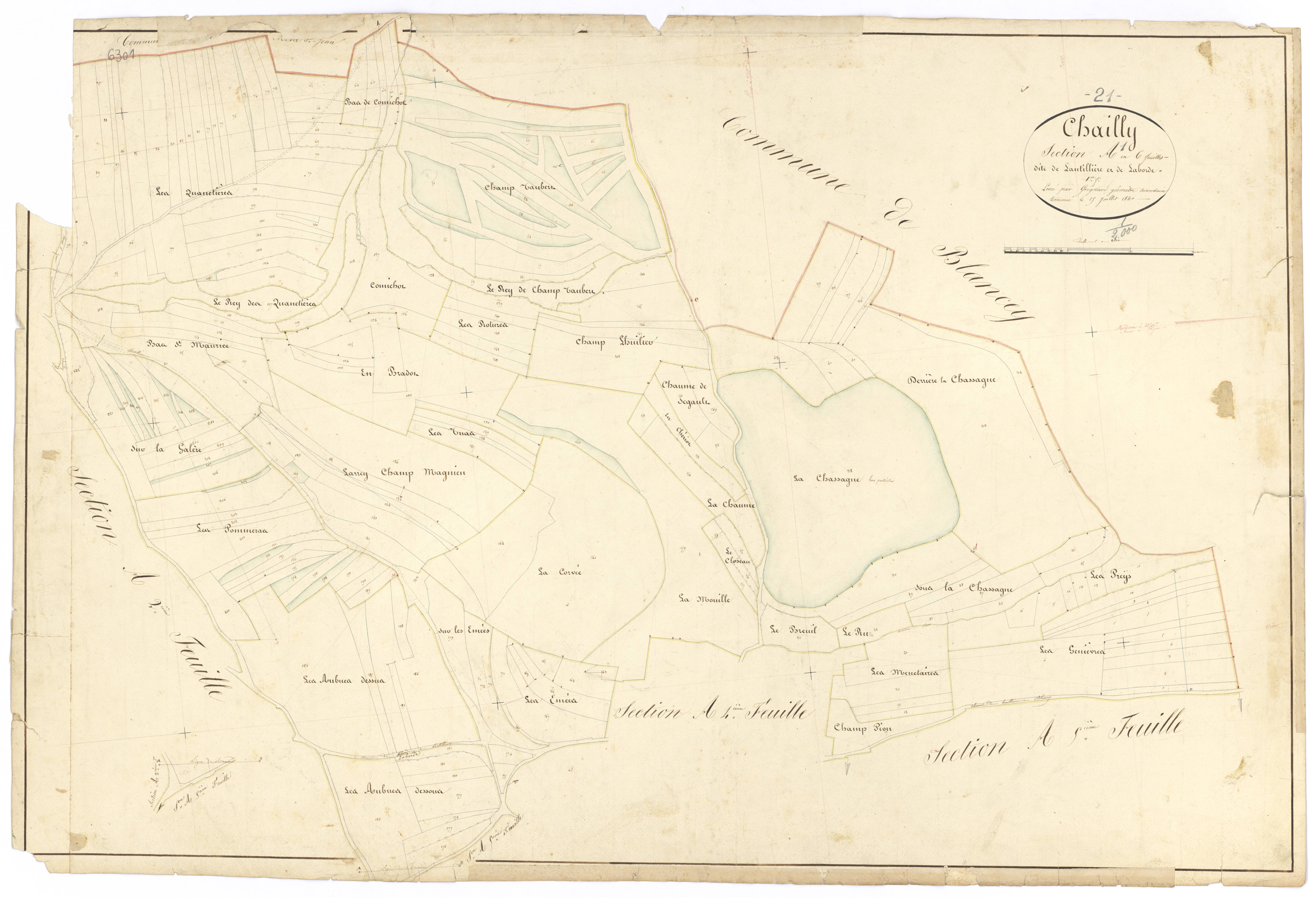 Chailly-sur-Armançon - Section A1 - 3 P PLAN 133/2