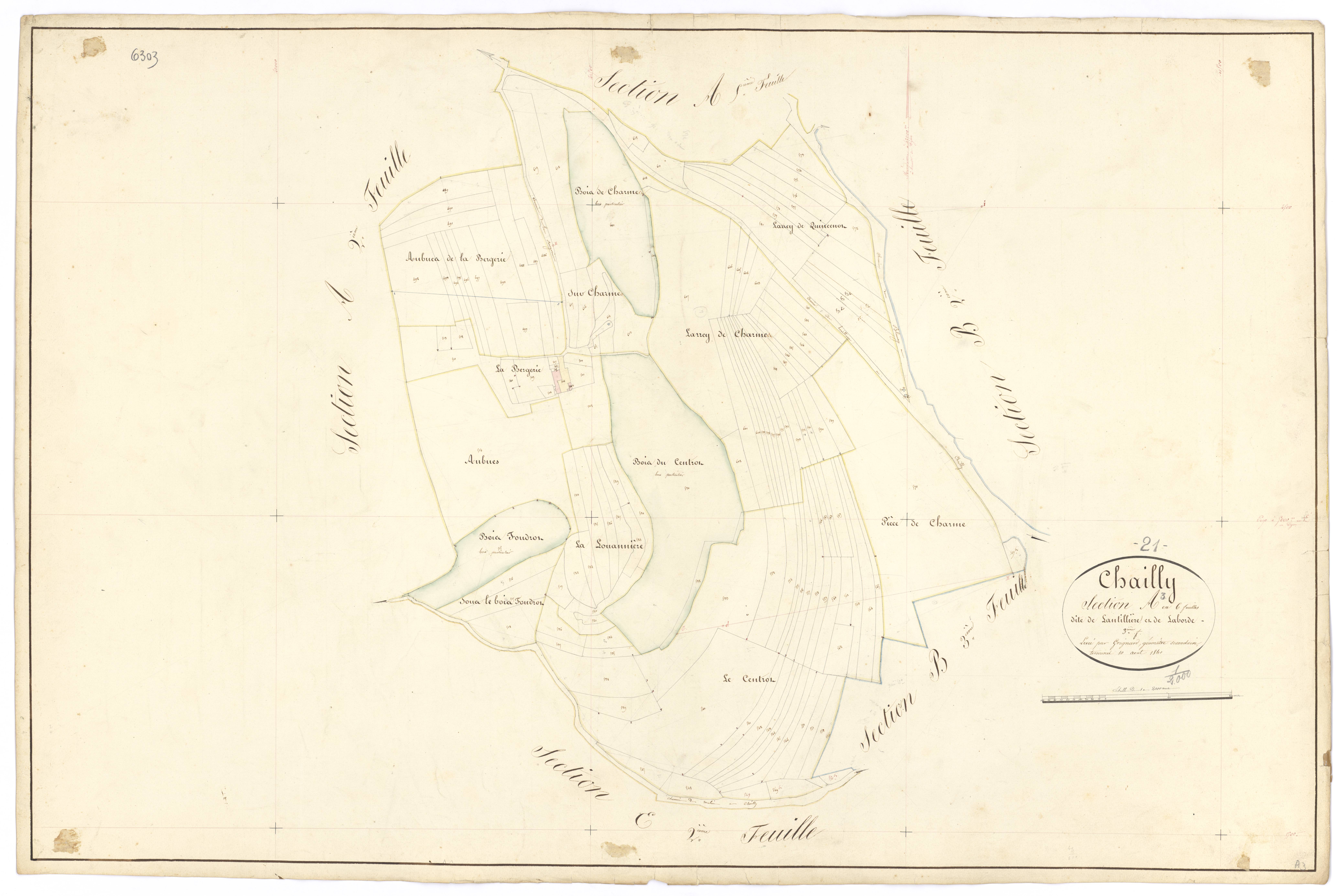 Chailly-sur-Armançon - Section A3 - 3 P PLAN 133/4