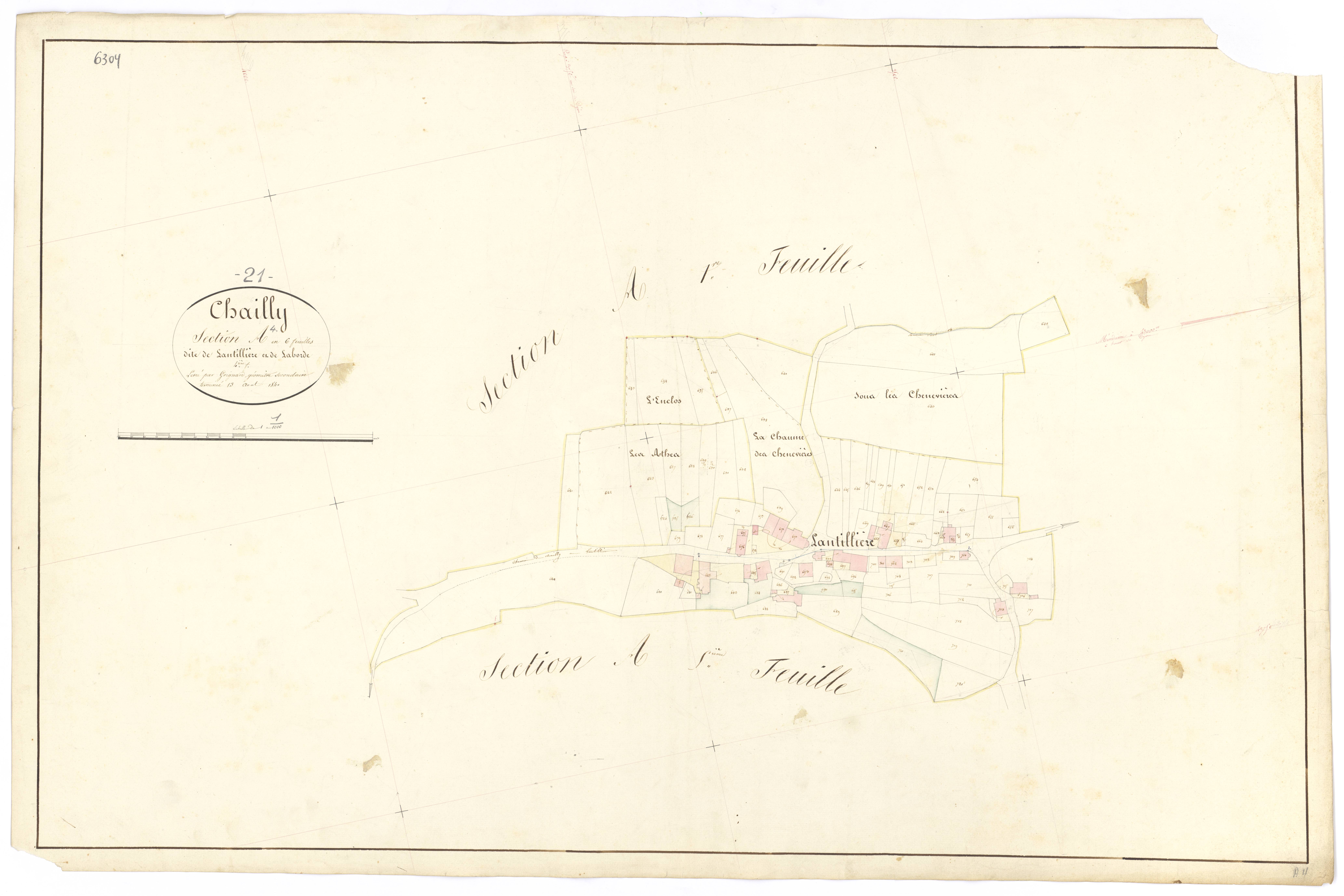Chailly-sur-Armançon - Section A4 - 3 P PLAN 133/5