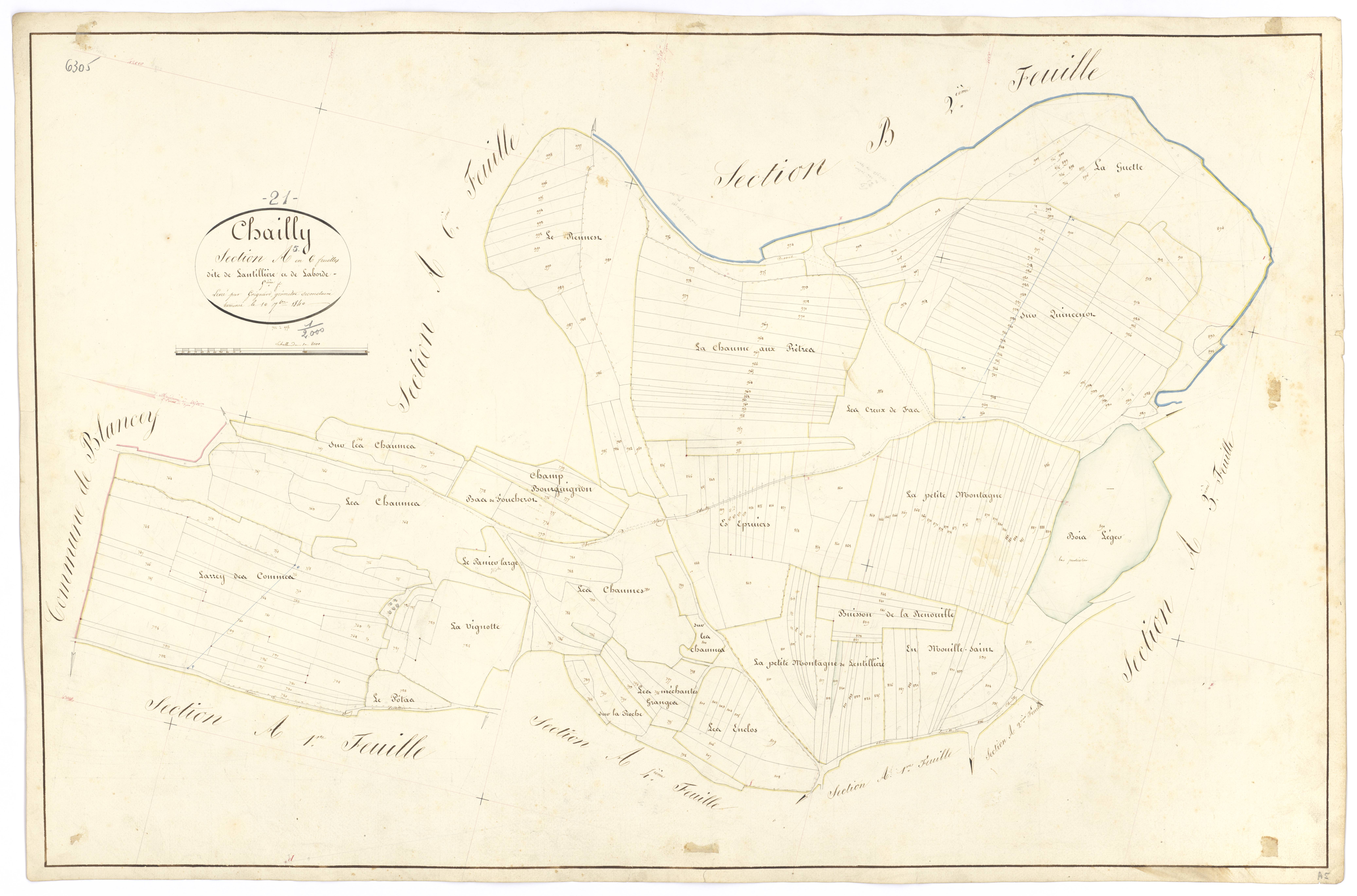 Chailly-sur-Armançon - Section A5 - 3 P PLAN 133/6