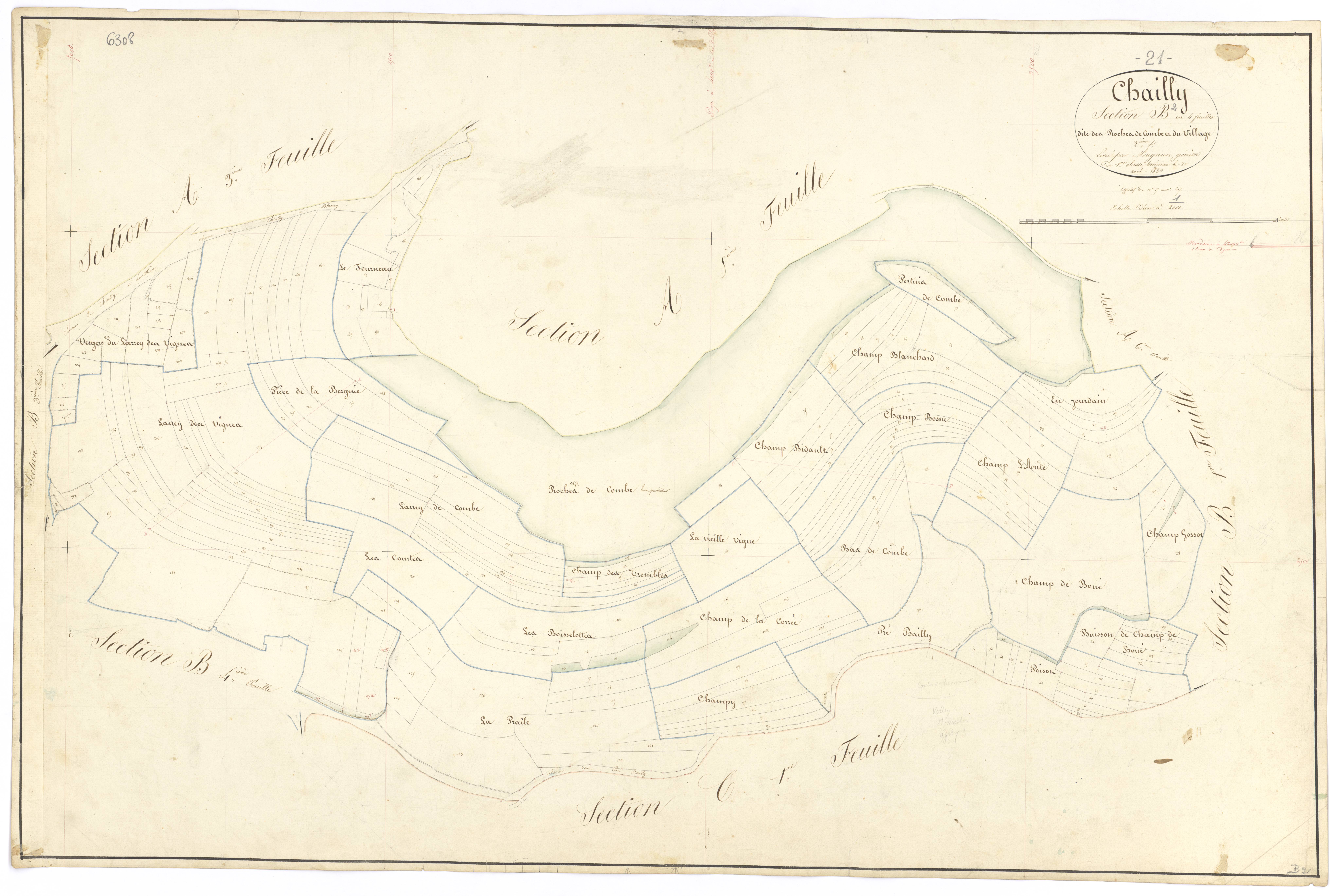 Chailly-sur-Armançon - Section B2 - 3 P PLAN 133/9