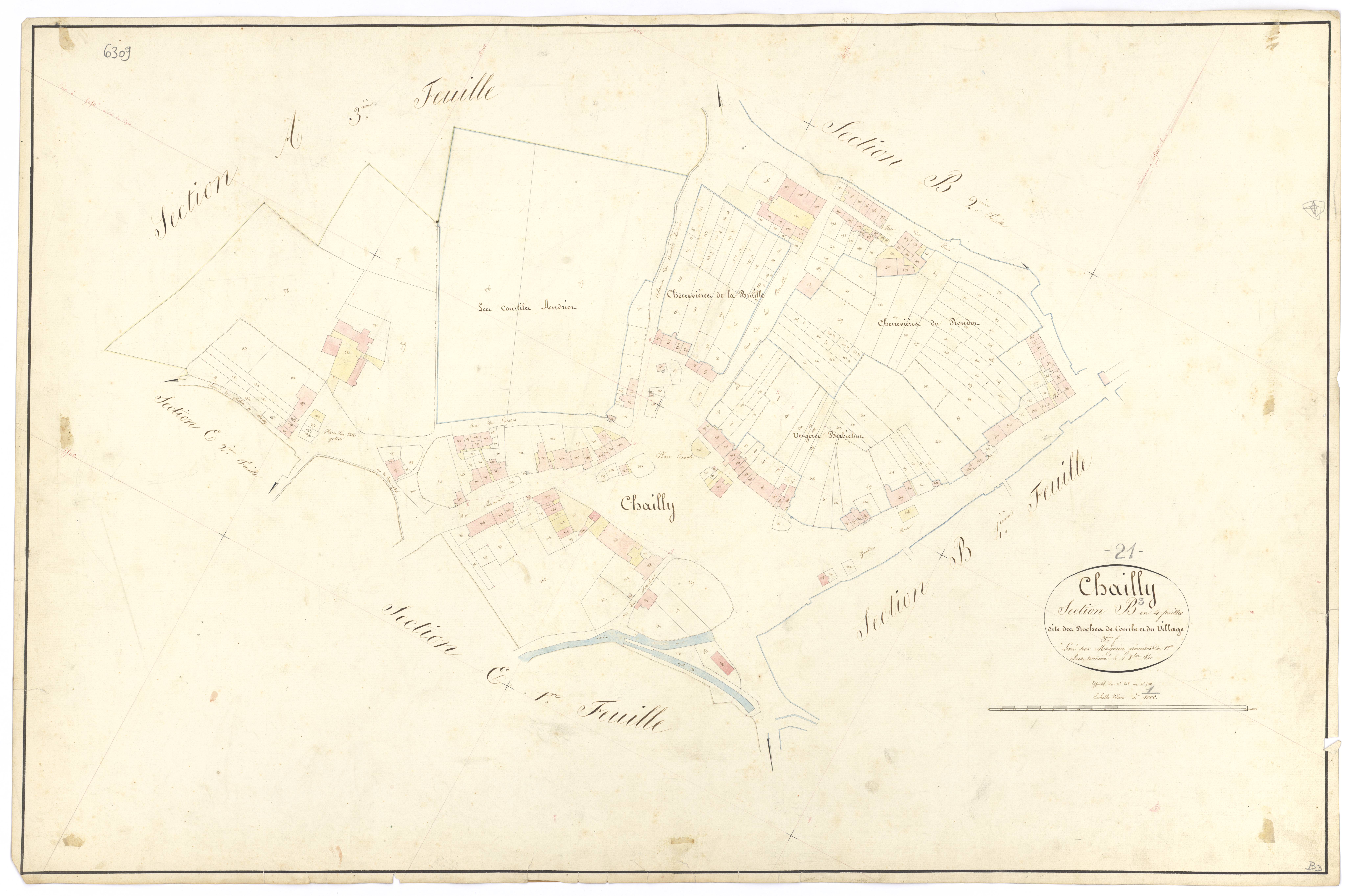 Chailly-sur-Armançon - Section B3 - 3 P PLAN 133/10