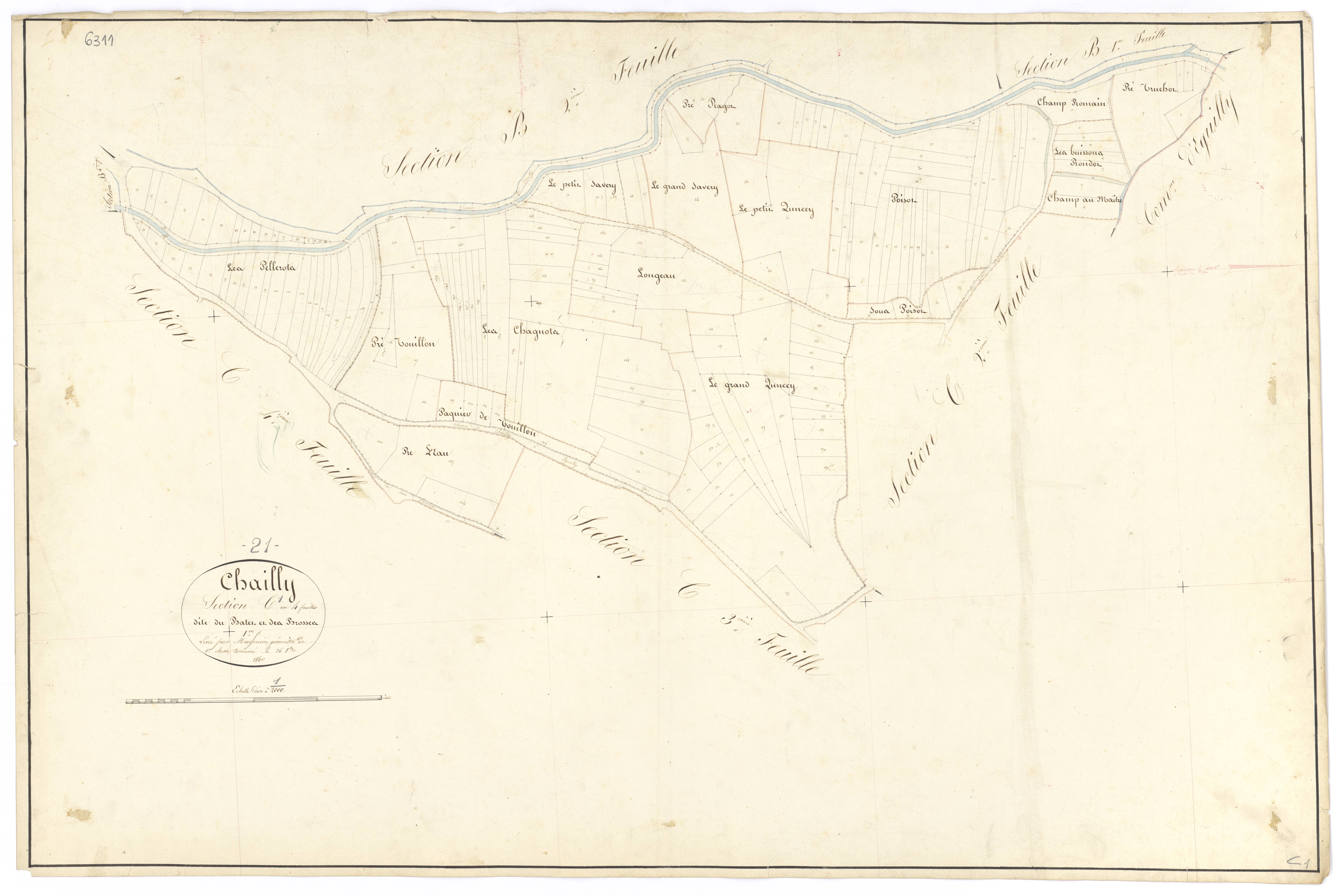 Chailly-sur-Armançon - Section C1 - 3 P PLAN 133/12